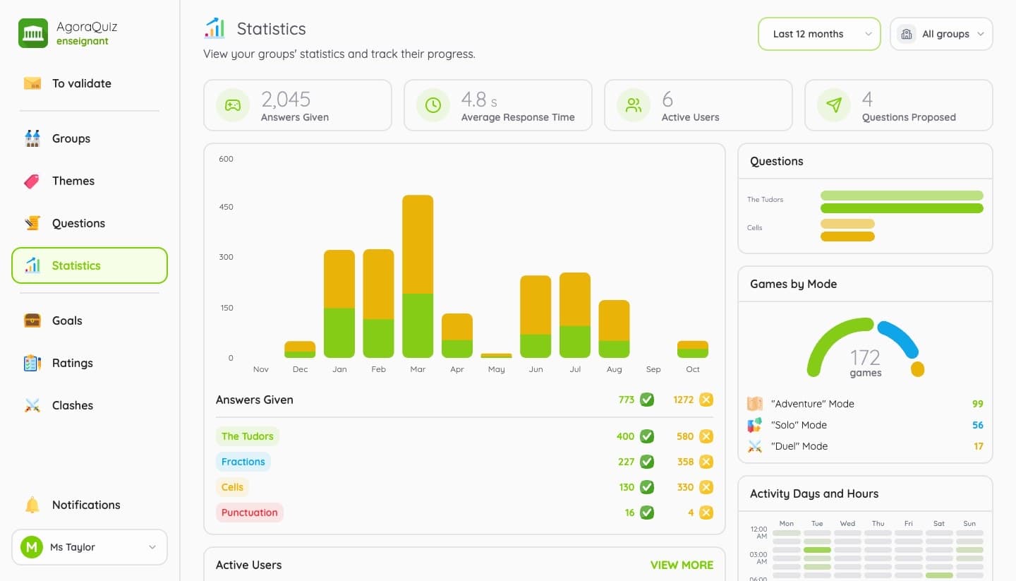 Getting started with AgoraQuiz